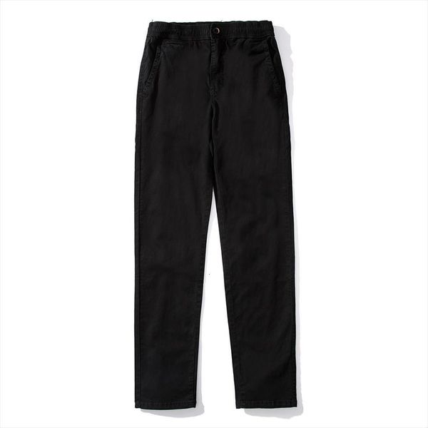 

spring autumn cotton straight trousers women pants male business smart casual pantalon homme slim fit pants,g3599, Black