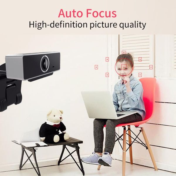 

webcams 1080p usb web camera full hd small webcam built-in microphone live online class for office caring computer supplies
