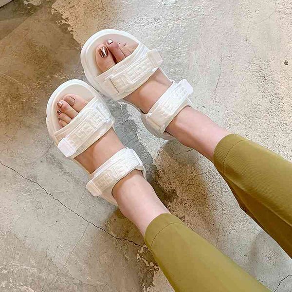

new summer fairy style thick bottom muffin women shoes, Black
