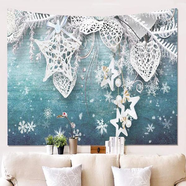 

tapestries christmas wall hanging cloth art tapestry polyester fiber living room background decoration