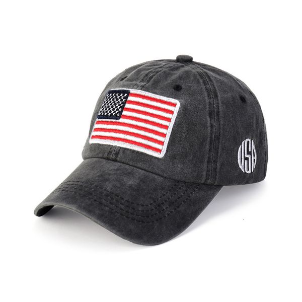 

caps fashion cap cotton street flag baseball men's trend personality women's spring and autumn versatile, Blue;gray