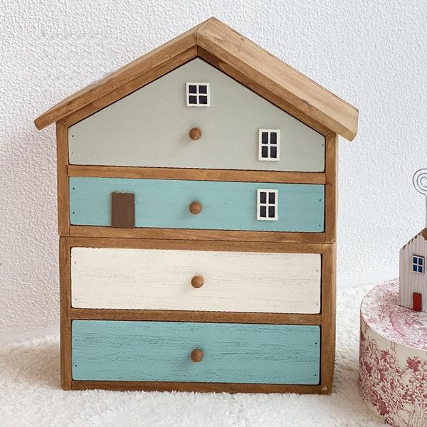 

storage drawers handmade anituqe wooden deskorganizer with