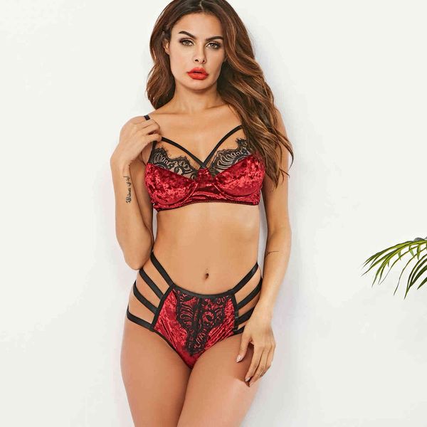 

lingerie 2021 modena bralette selling veet lace eyelash lingerie set 10801, Black;white