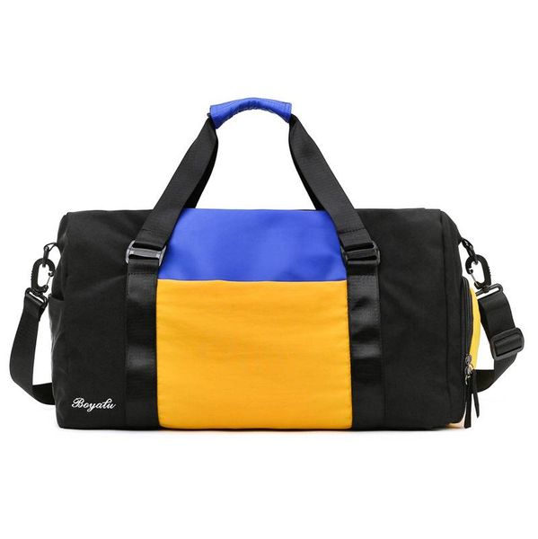 

sport gym bag fitness training handbag for women large waterproof travel duffel blosa shoe pouch dry wet combo outdoor bags
