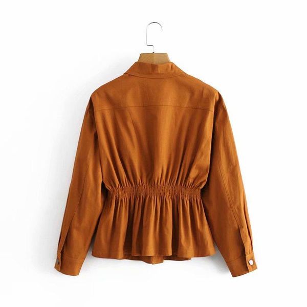 

women's jackets fashion with pockets style jacket coat vintage lapel collar long sleeve female outerwear chic slim loose street, Black;brown