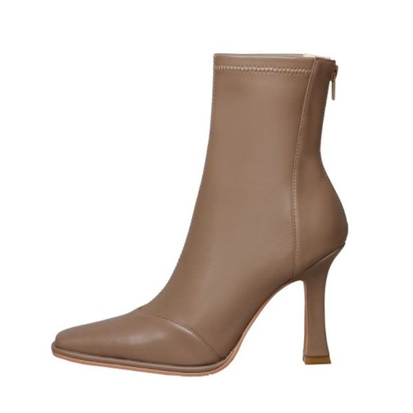 

size 33-40 women high heel boots strange heel ankle boots women fashion party shoes women winter footwear, Black