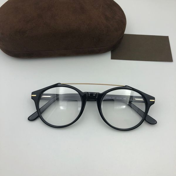 

adita tom 5455 optical eyeglasses transparent lens eyewear fashion prescription eyeglass clear square small frame simple business style for, White;black