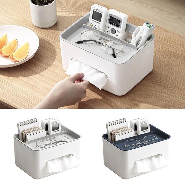 

tissue boxes & napkins storage box napkin holder multifunctional sundries ontainer living room stationery organizer for home office