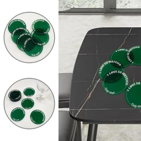 

mats & pads acrylic useful dishes plates table mat safe letter design home decor