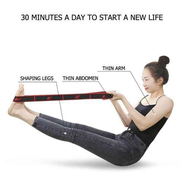 

resistance bands muscle exercises gym expander yoga fitness workout pull rope exerciser equipments training