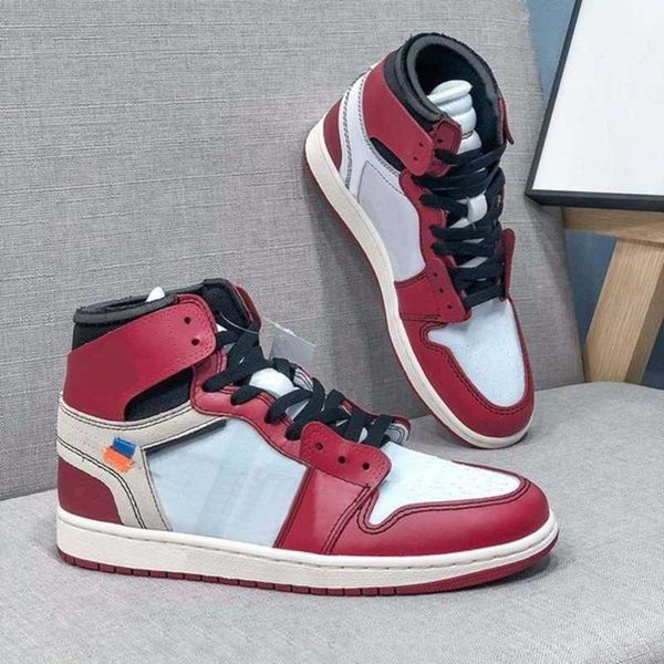 

high og 1s off joint designed unc chicago 1 basketball shoes univisity blue red white north carolina chaussures sports sneakers outdoorikjk