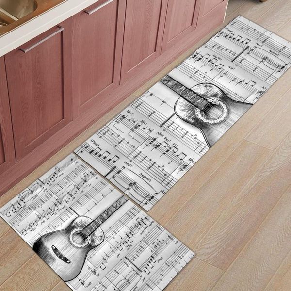 

carpets modern home doormat guitar sheet music living room balcony carpet bedroom entrance foot pad kitchen non-slip long rug