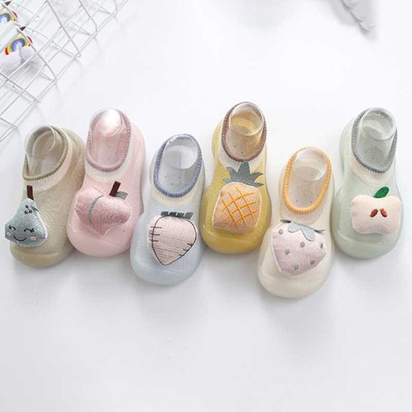 

baywell breathable cartoon children's shoes baby boy girl soft sole rubber indoor shoes baby shoes cute fruit anti-slip booties g1025, Black;red