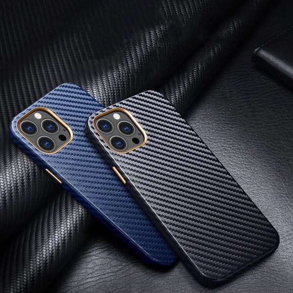 Lüks karbon fiber baskılı hakiki gerçek deri kılıf iphone 12 pro max 11 xr 8 7 artı retro kapak