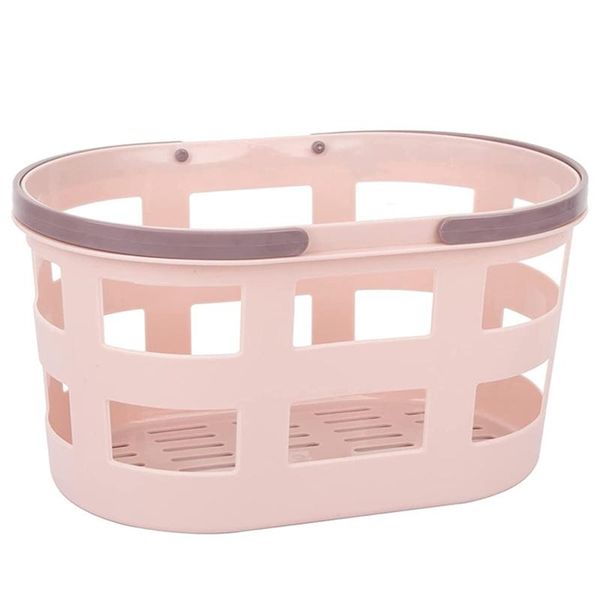

storage baskets portable shower caddy tote plastic basket with handle organizer