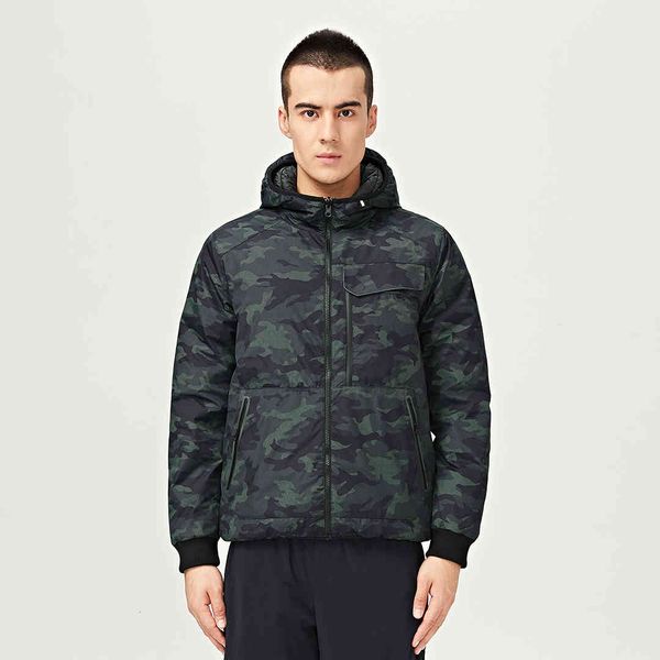 

uleemark men's packable down jacket hooded lightweight puffer insulated coat, Black