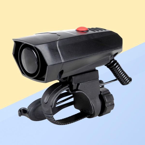 

bike horns electronic with 2 led light 6 sounds cycling handlebar ring bell horn air alarm without batteries