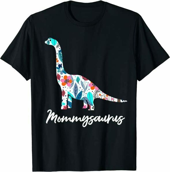 

cute mommysaurus dinosaur t-shirt mothers day gift t-shirt size m-5xl, White;black