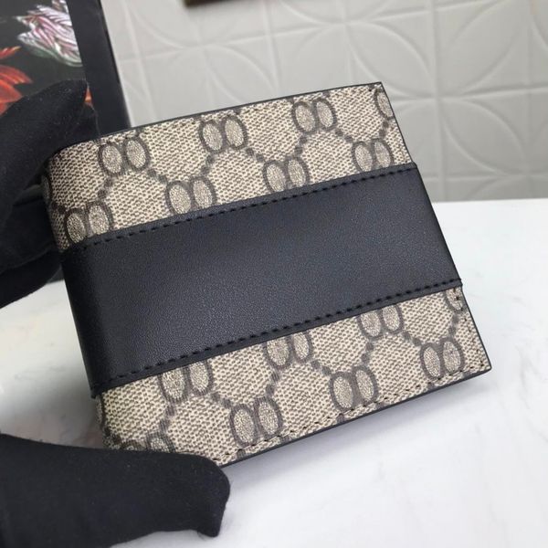 

2021 fashion designers wallets luxurys mens women leather bags classic bee tiger snake letters purses original box digram card holder 459141, Red;black