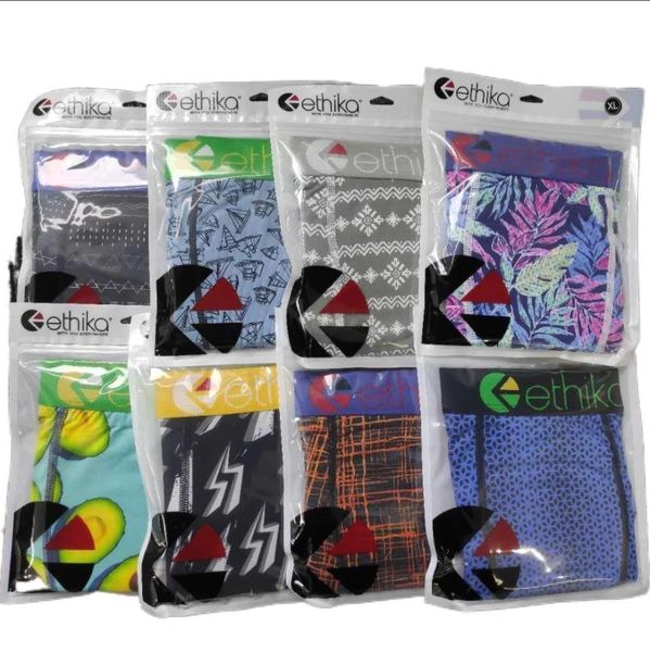 

ethika underwear shorts boxer casual style sports hip hop rock hip hop street skateboard comfortable underwear promotion, White;black