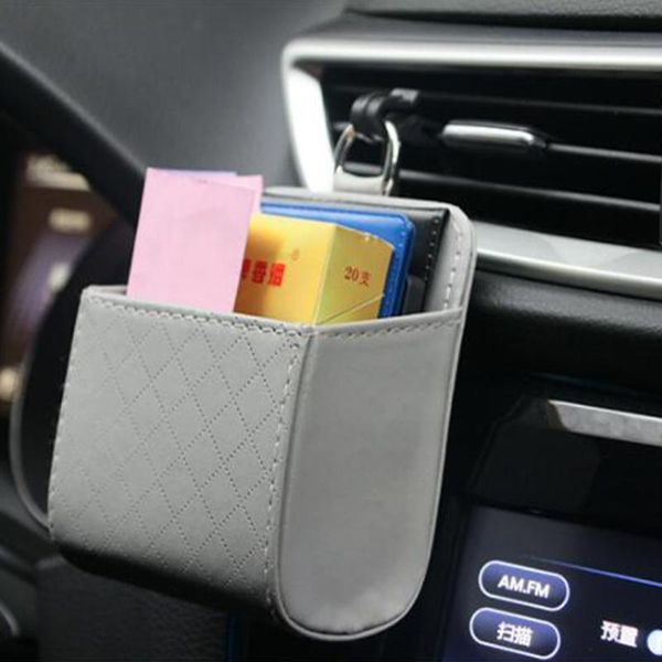 

storage bags multifunction car seat back hanging bag sundries box coin purse portable pu wallet tidy automobile home organization
