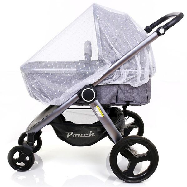 

stroller parts & accessories embroidery baby mosquito net universal all-cover foldable dense insect shield safe infants protection mesh
