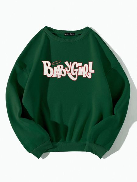 

plus letter graphic sweatshirt a5hg#, Black