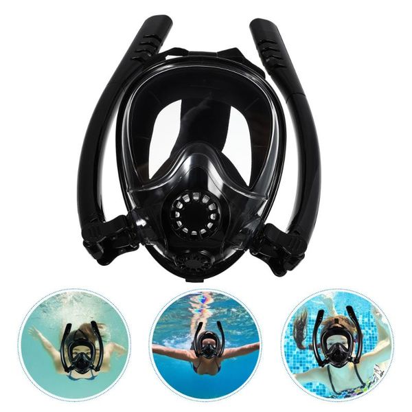 

diving masks 1 set snorkel mask full face snorkeling portable gear tool