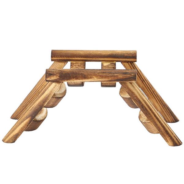 

small animal supplies cute hamster ladder rainbow bridge pet toys wooden hanging animals cage accessories product