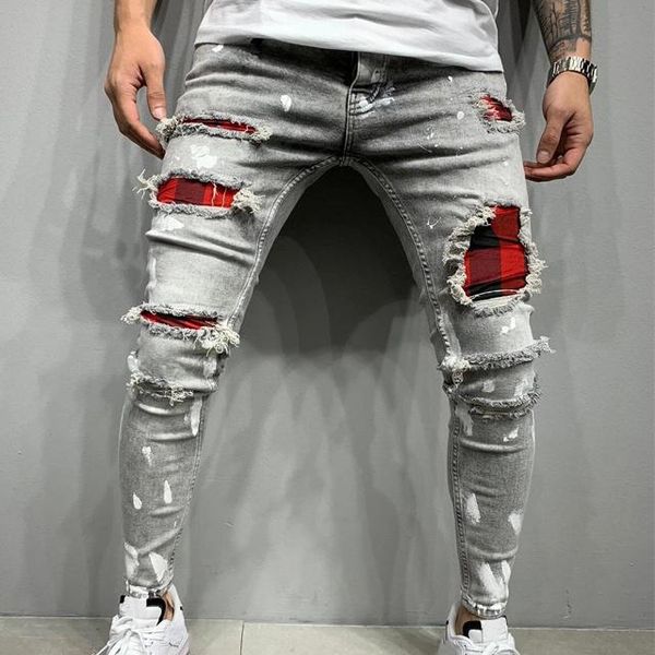

men's jeans 2021 custom jeans, fashion jogging high-stretch, Blue