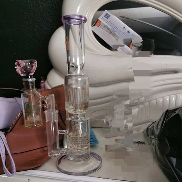 Riciclar hookah bongs bong bong tamponi nuovo percolatore ciclone elica tubo