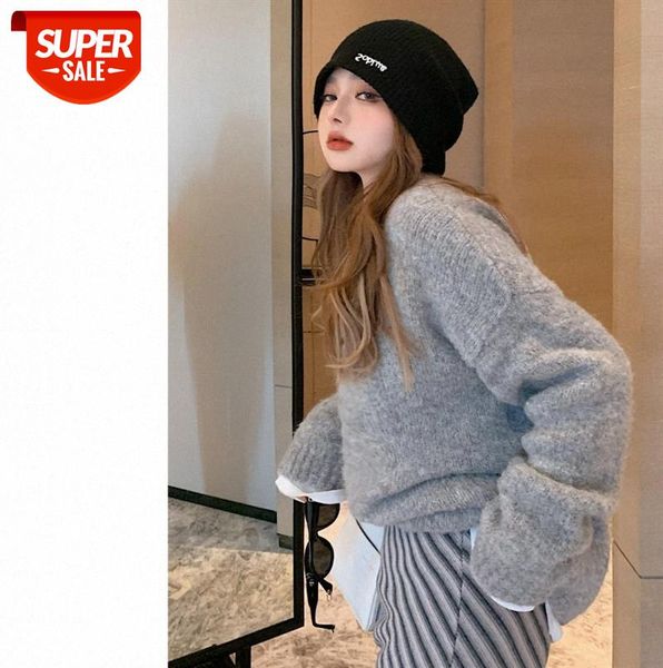 

street fried set ins port style female retro chic hair #f263, Black;gray