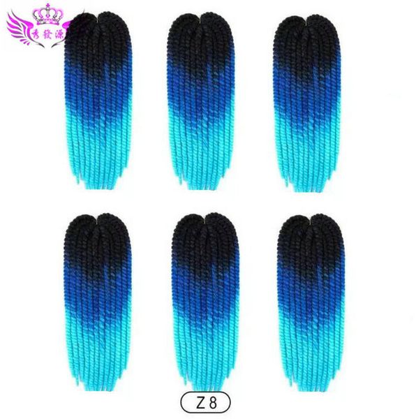 

silk high temperature hair natural black pigtail mixed color wig