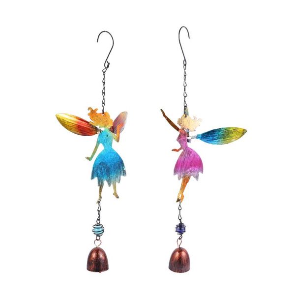

decorative objects & figurines 2pcs fairy wind chimes bell hanging decors exquisite ornaments