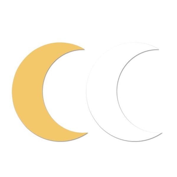 

wall stickers acrylic moon mirror interior scandinavian natural decor bohemian kids nursery living room decoration