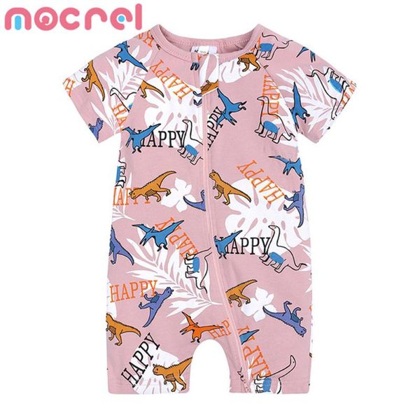 

children's clothing baby romper suit short sleeve pajamas born clothes in summer girl jumpsuits, Blue