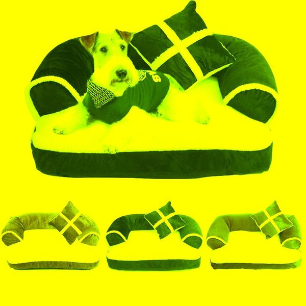 

pet dog bed warming house soft material pp cotton baskets fall and winter warm kennel for cat puppy drop pd027 kennels & pens