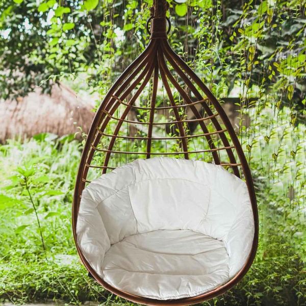 

cushion/decorative pillow non-slip hammock chair cushion soft breathable indoor outdoor hanging basket swing chairs pad single lazy sofa