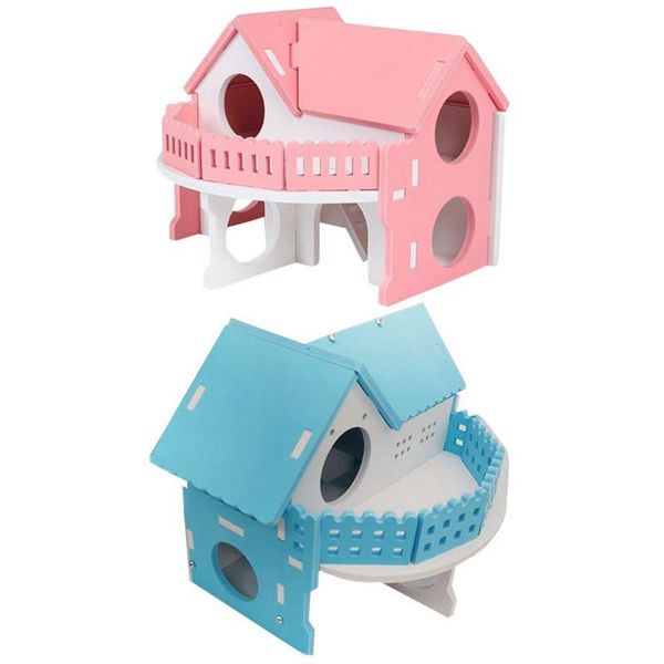 

small animal supplies hamster luxury double-storey villa cute bedroom large ecological board comfortable room nest