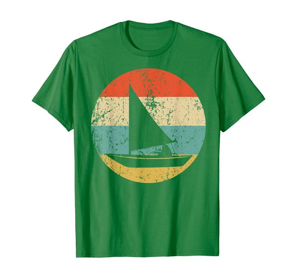 

sailing shirt - vintage retro sail boat t-shirt, White;black