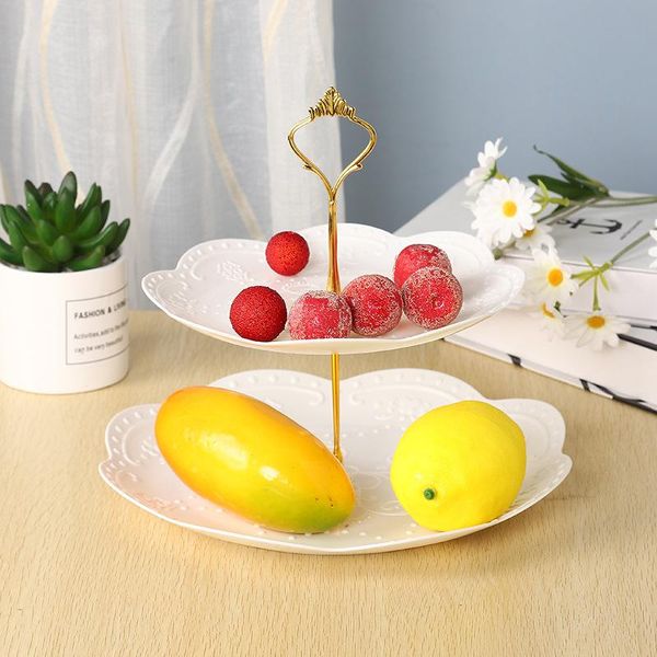 

tier cake stand wedding party tableware plastic tray fruit dessert display decorating tools other festive & supplies