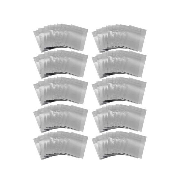 

storage bags 100 pieces antistatic resealable for ssd hdd electronic devices components motherboard video card (8 x 12 cm)