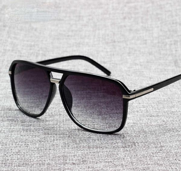 

sunglasses 2021 fashion men cool square style gradient driving vintage brand design sun glasses 1155, White;black