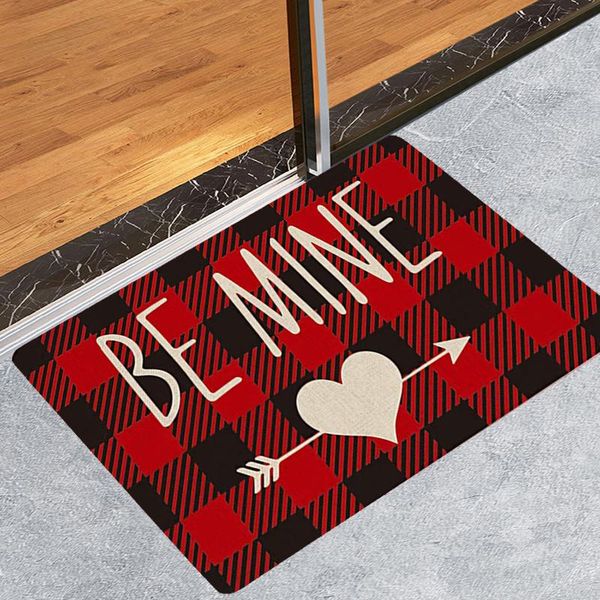 

carpets home decorative valentine's day front door mat 40x60cm non slip doormat carpet bedroom kitchen entrance floor welcome mats