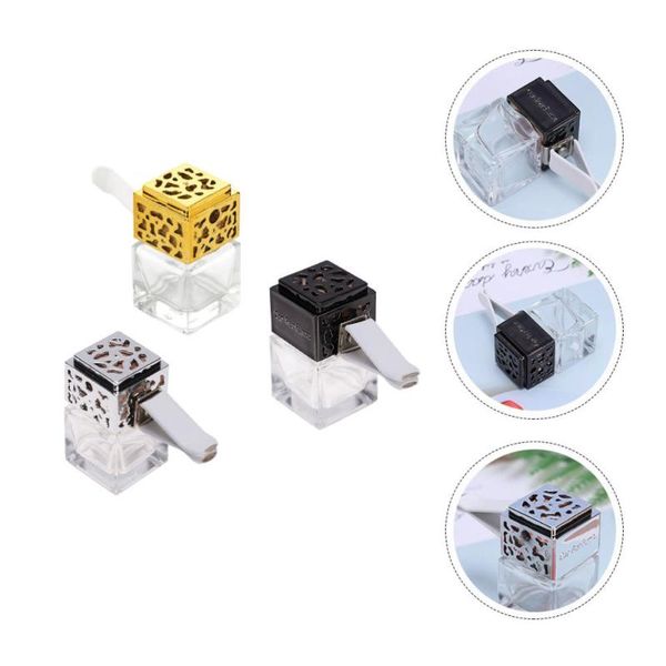 

storage bottles & jars 3pcs car air outlet fragrant clips perfume aroma diffuser