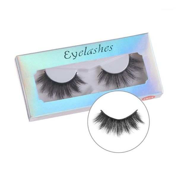 

1pair 3d faux mink false eyelashes ultra-wispies criss-cross fluffy makeup lightweight cruelty-natural lashes1
