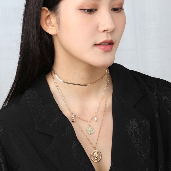 

chains necklace jewelry alloy 2021, Silver