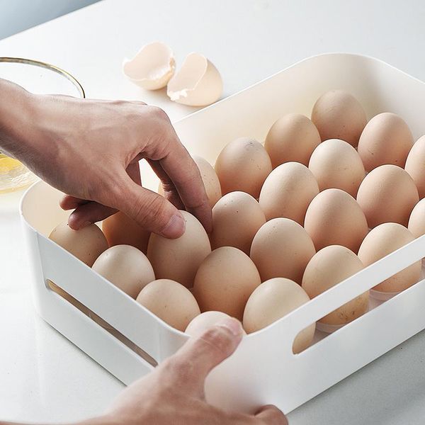 

storage bottles & jars household egg carton refrigerator box kitchen food preservation rack holder containers