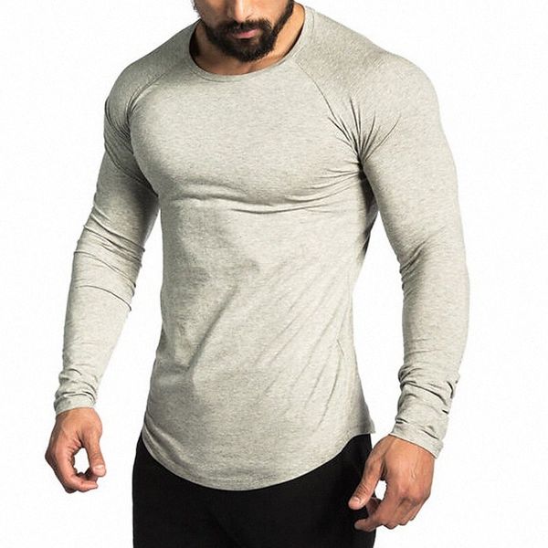 

men's t shirt solid color crew neck casual daily long sleeve lightweight fashion big and tall sports white black gray 18im#