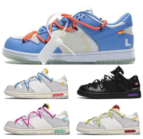 

2021 latest off sb the 50 casual shoes designer men women low sneakers 05 collection black white beige orange blue platform trainers